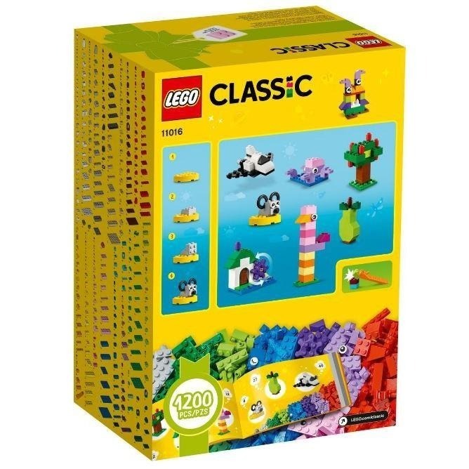 ［想樂］全新 樂高 Lego 11016 Classic 創意 積木桶 1200 片 (盒損)-細節圖2