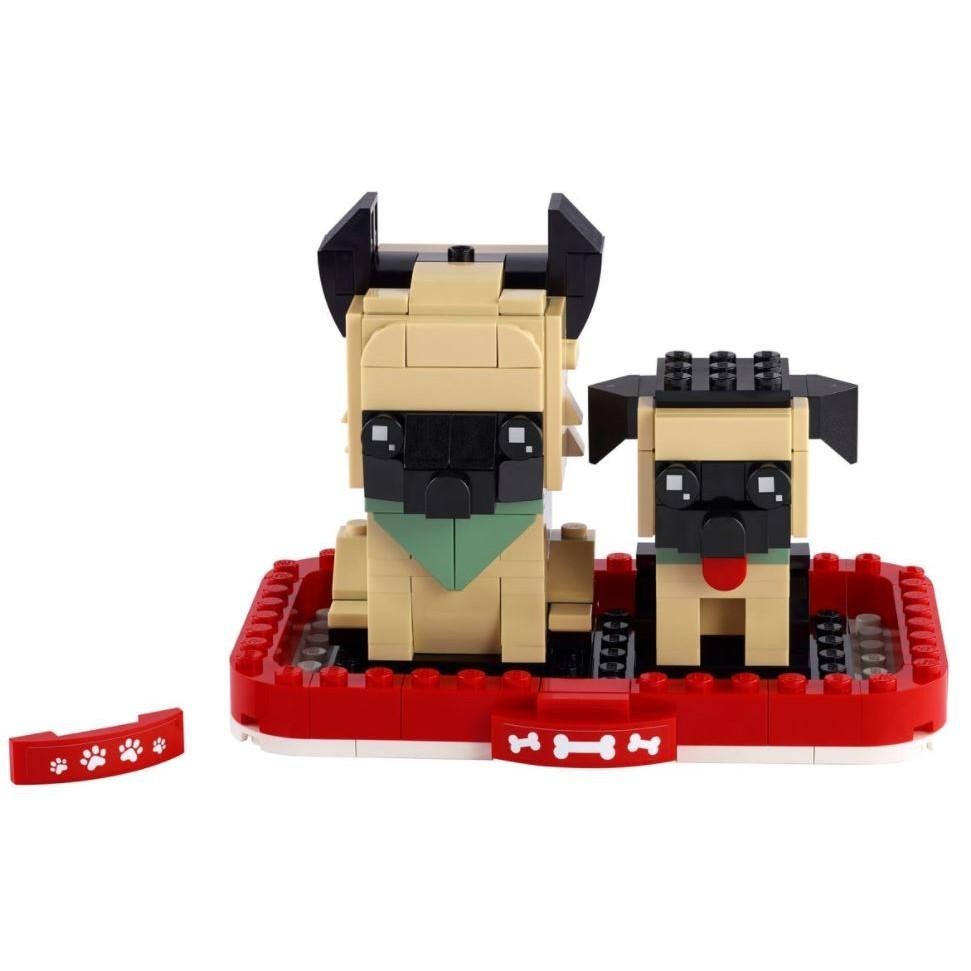 ［想樂］全新 樂高 Lego 40440 Brickheadz 德國牧羊犬 German Shepherd (盒損)-細節圖3
