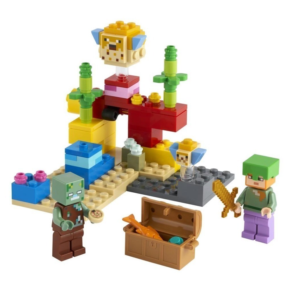 ［想樂］全新 樂高 Lego 21164 Minecraft 珊瑚礁-細節圖3