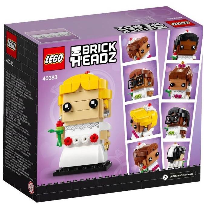 ［想樂］全新 樂高 Lego 40383 Brickheadz 新娘-細節圖2
