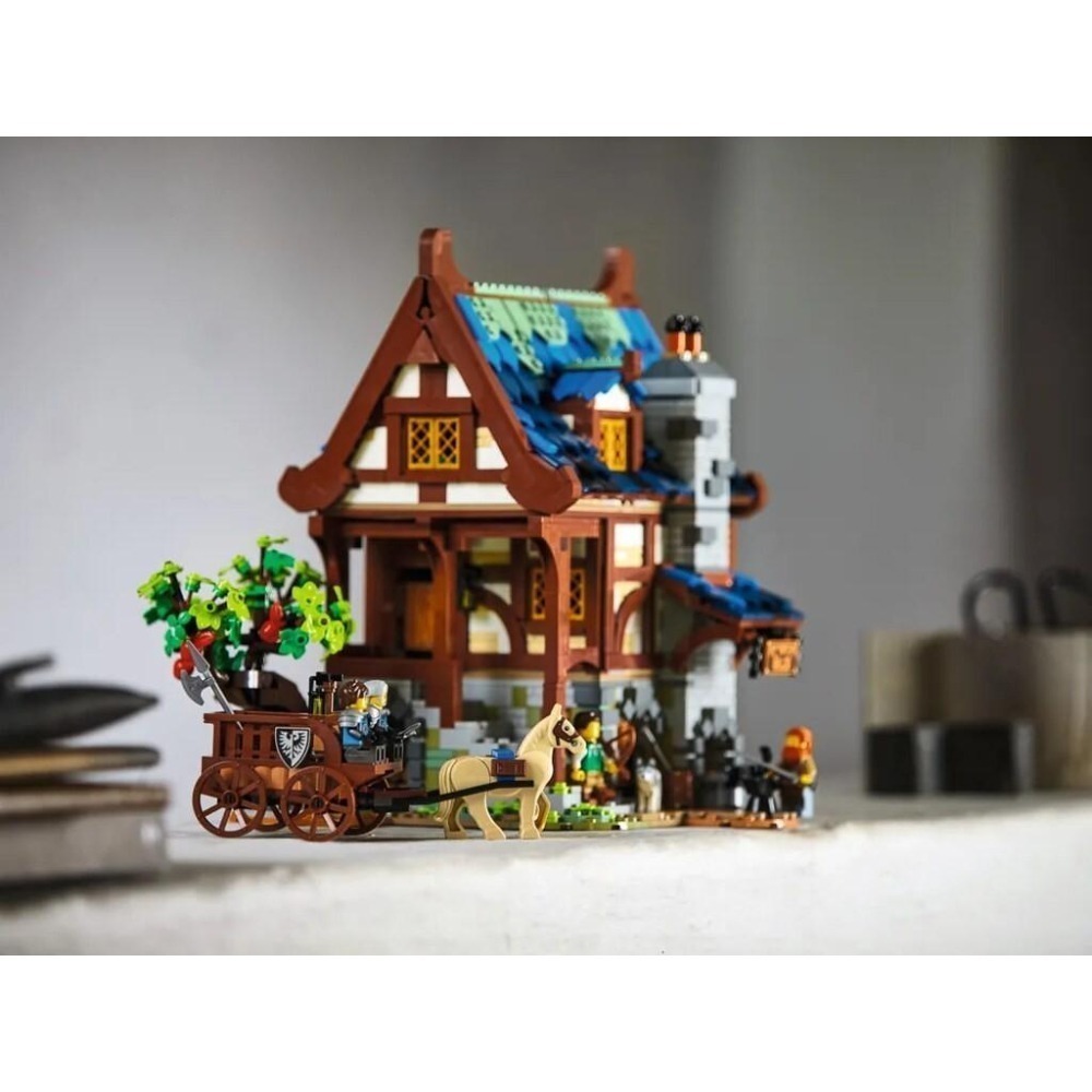 ［想樂］ 全新 樂高 Lego 21325 IDEAS 中世紀鐵匠小屋-細節圖4