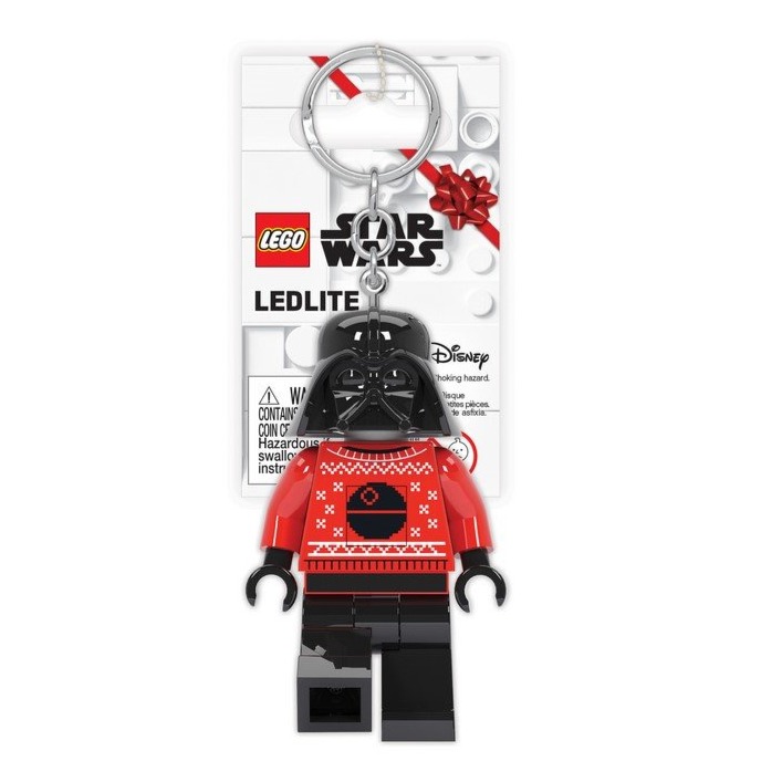 ［想樂］『LED鑰匙圈』全新 樂高 Lego LED LGL KE173 黑武士 聖誕毛衣版 鑰匙圈-細節圖2