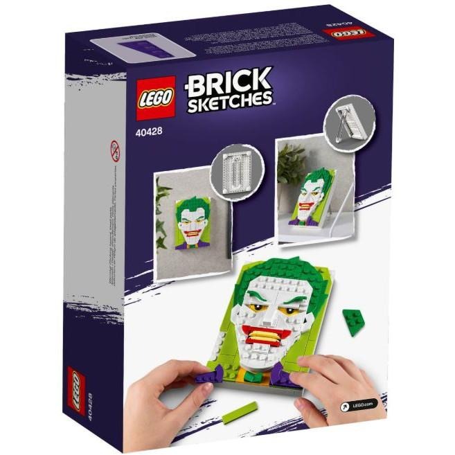 ［想樂］全新 樂高 Lego 40428 Brick Sketches DC Joker 小丑-細節圖2