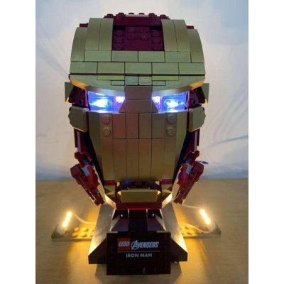 ［想樂］『LED燈組(不含盒組)』樂高 燈組 Lego Light 76165 鋼鐵人頭盔 (預購)