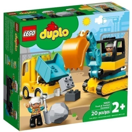 ［想樂］全新 樂高 Lego 10931 Duplo 得寶 卡車 挖土機 (盒損)