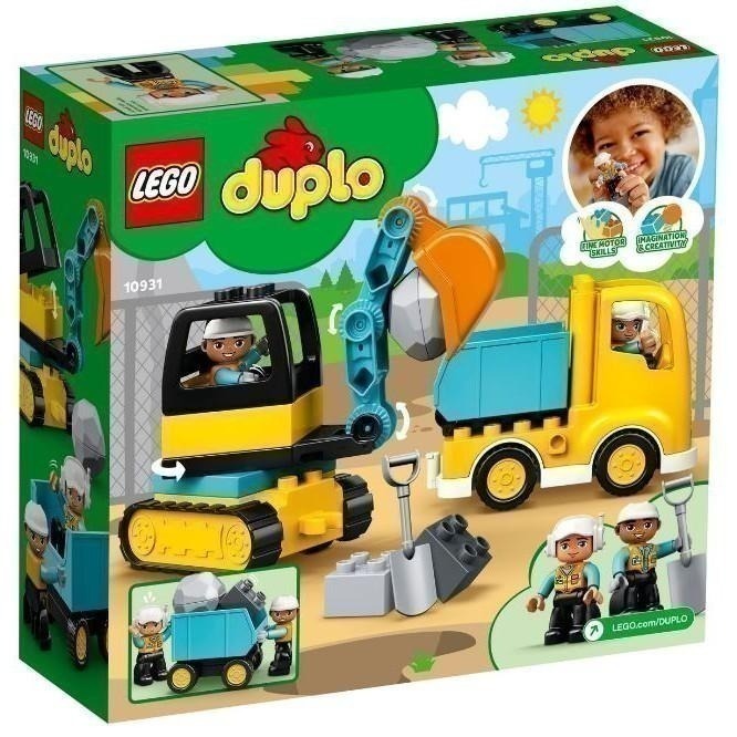 ［想樂］全新 樂高 Lego 10931 Duplo 得寶 卡車 挖土機-細節圖2