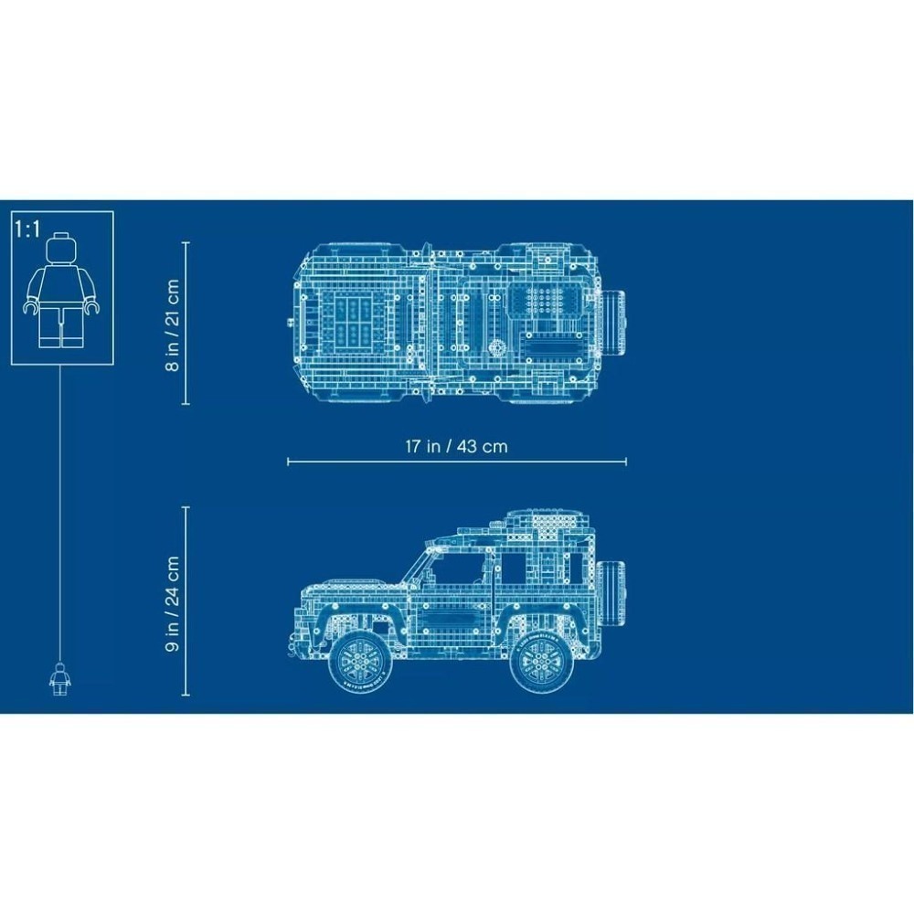 ［想樂］全新 樂高 LEGO 42110 Technic 科技 Land Rover Defender-細節圖5