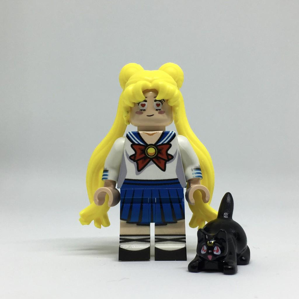 ［想樂］『Manga Brick』MGB00 8月野兔校服(含貓)-細節圖2