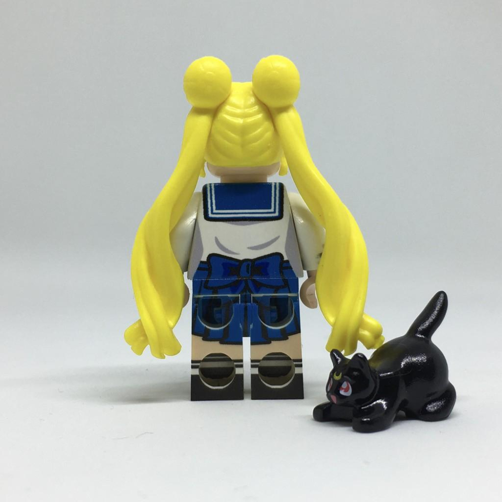 ［想樂］『Manga Brick』MGB00 8月野兔校服(含貓)-細節圖4