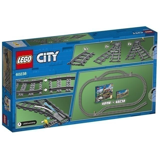 ［想樂］全新 樂高 Lego 60238 CITY 城市 切換式軌道 (盒損)-細節圖2
