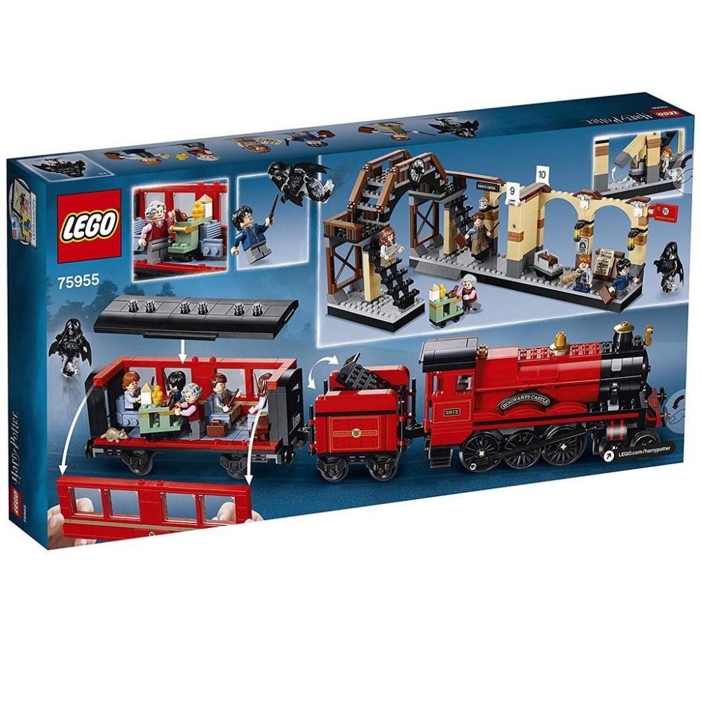 ［想樂］全新 樂高 Lego 75955 哈利波特 霍格華茲特快車 Hogwarts Express (盒損)-細節圖2