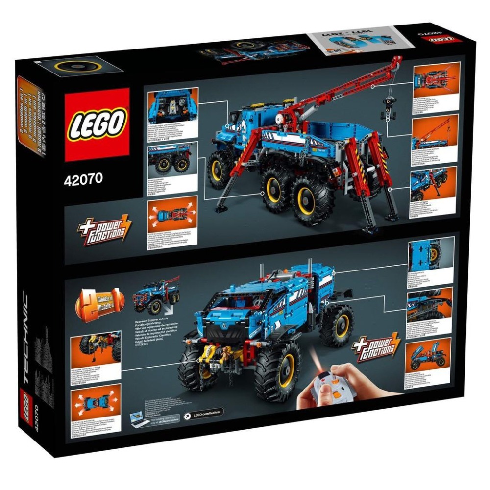 【盒損嚴重】［想樂］全新 樂高 Lego 42070 Technique 科技 6X6 越野車-細節圖2