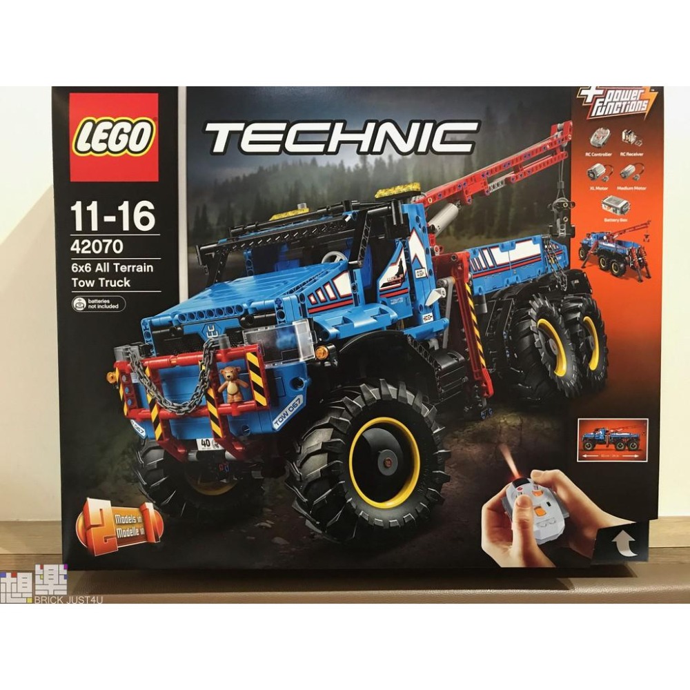 【盒損嚴重】［想樂］全新 樂高 Lego 42070 Technique 科技 6X6 越野車-細節圖4