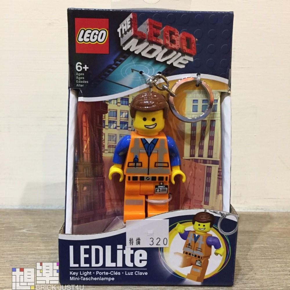［想樂］『LED鑰匙圈』全新 樂高 Lego LED LGL KE47 LED 鑰匙圈 樂高玩電影 艾密特-細節圖2