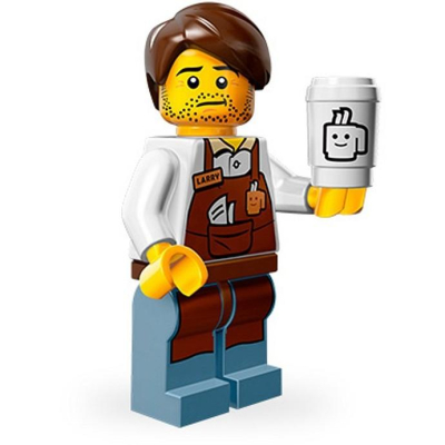［想樂］全新 樂高 Lego 71004 樂高玩電影人偶包 10 咖啡師 Larry the Barista