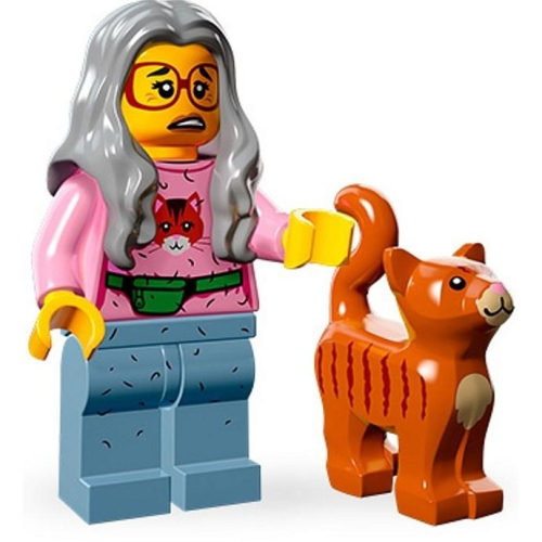 ［想樂］『人偶』全新 樂高 Lego 71004 6 樂高玩電影人偶包 愛貓夫人 Mrs. Scratchen-Post