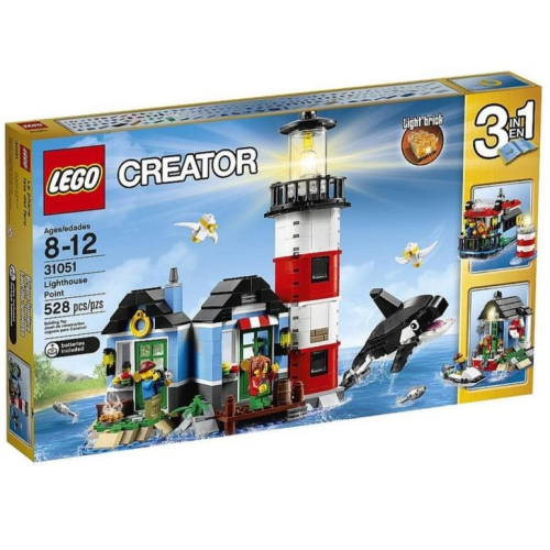 ［想樂］全新 樂高 Lego 31051 Creator 三合一創意系列 燈塔小屋 Lighthouse (盒損)