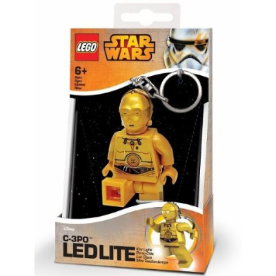 ［想樂］『LED鑰匙圈』全新 樂高 Lego LGL KE18 LED 鑰匙圈 星戰 Star Wars C-3PO