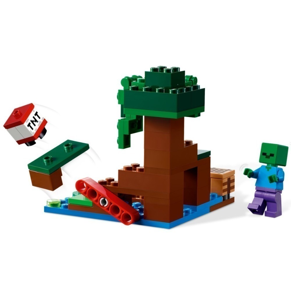 ［想樂］全新 樂高 LEGO 21240 Minecraft 創世神 危險沼澤探險-細節圖6