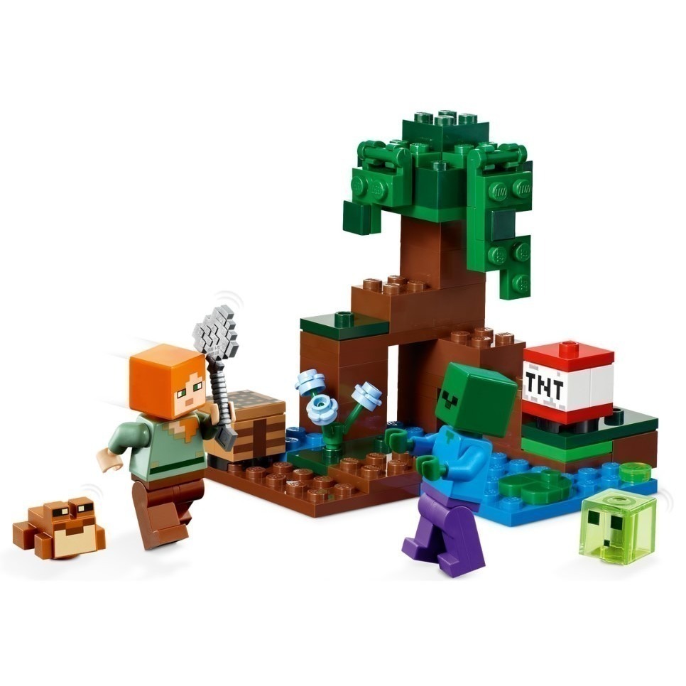 ［想樂］全新 樂高 LEGO 21240 Minecraft 創世神 危險沼澤探險-細節圖8