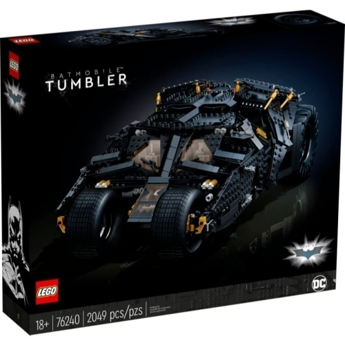 ［想樂］全新 樂高 Lego 76240 DC 蝙蝠車 Batmobile Tumbler (盒損)