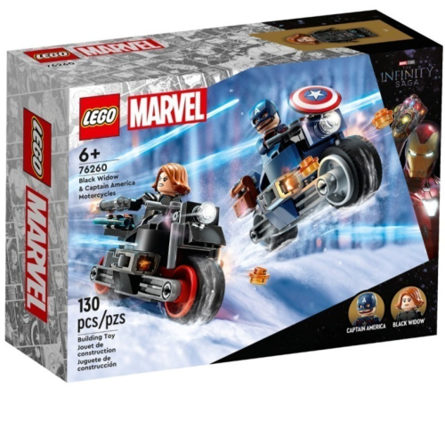 ［想樂］全新 樂高 LEGO 76260 Super Heroes Marvel 漫威 美國隊長與黑寡婦摩托車
