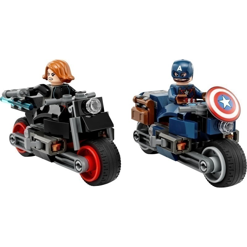 ［想樂］全新 樂高 LEGO 76260 Super Heroes Marvel 漫威 美國隊長與黑寡婦摩托車-細節圖3