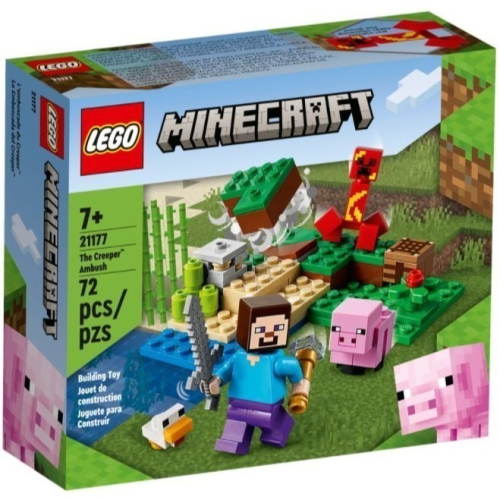 ［想樂］全新 樂高 Lego 21177 Minecraft 創世神 The Creeper™ Ambu