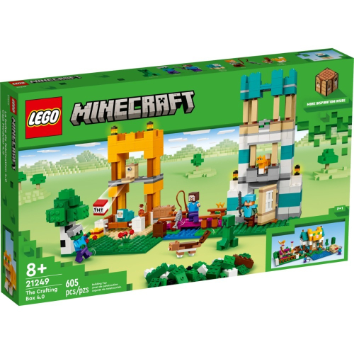 ［想樂］全新 樂高 LEGO 21249 Minecraft 創世神 創意製作盒4.0