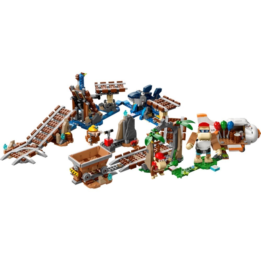 ［想樂］全新 樂高 LEGO 71425 Super Mario 瑪利歐 狄狄剛的採礦車之旅-細節圖3