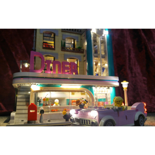 ［想樂］『LED燈組(不含盒組)』樂高 燈組 Lego Light 10260 街景 市中心餐廳 (預購)