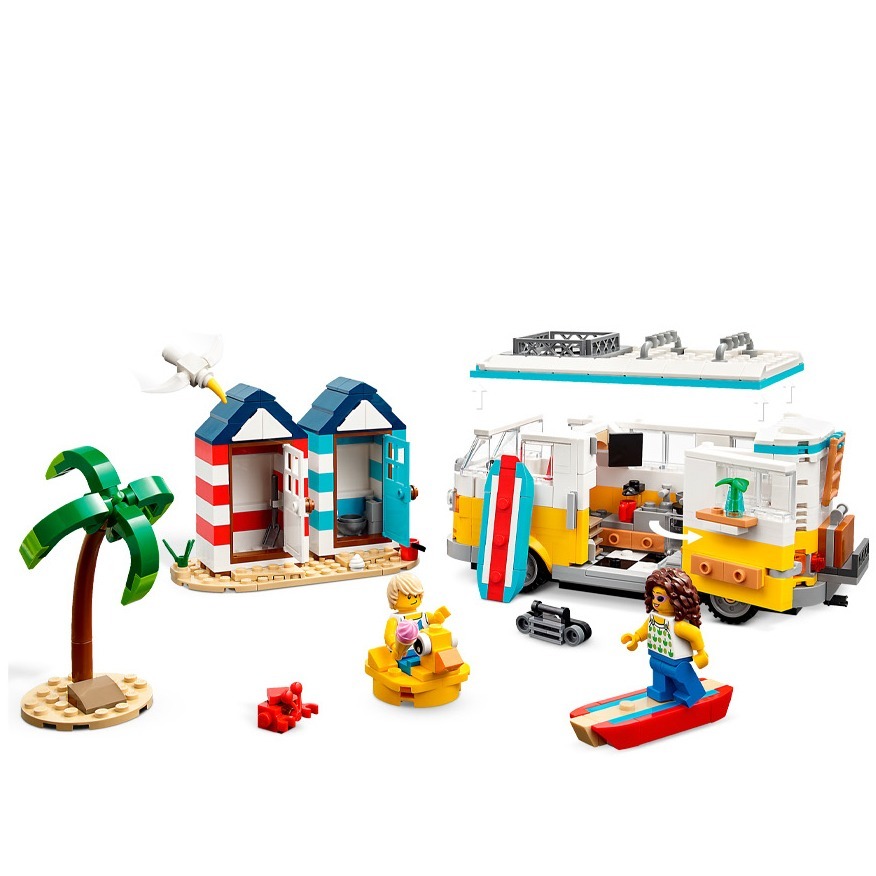 ［想樂］全新 樂高 LEGO 31138 Creator 三合一 海灘露營車 Beach Camper Van-細節圖3