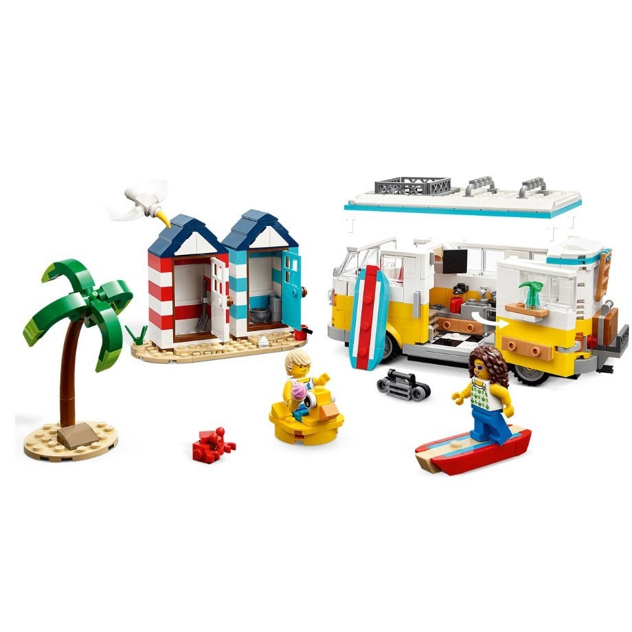 ［想樂］全新 樂高 LEGO 31138 Creator 三合一 海灘露營車 Beach Camper Van-細節圖6