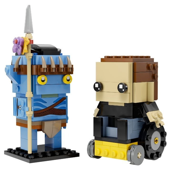 ［想樂］全新 樂高 Lego 40554 Brickheadz 《阿凡達》 傑克 Jake Sully & 納美人-細節圖3