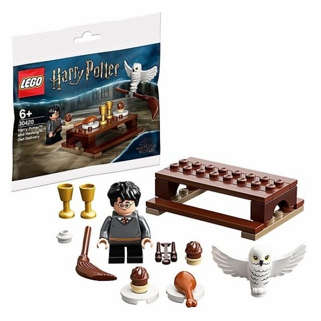 ［想樂］『小包』全新 樂高 LEGO 30420 哈利波特 嘿美 Harry and Hedwig polybag-細節圖2
