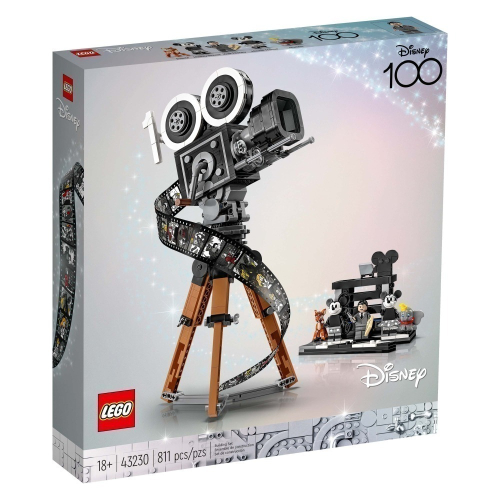 ［想樂］全新 樂高 LEGO 43230 Disney 迪士尼 華特迪士尼：復古式電影攝影機