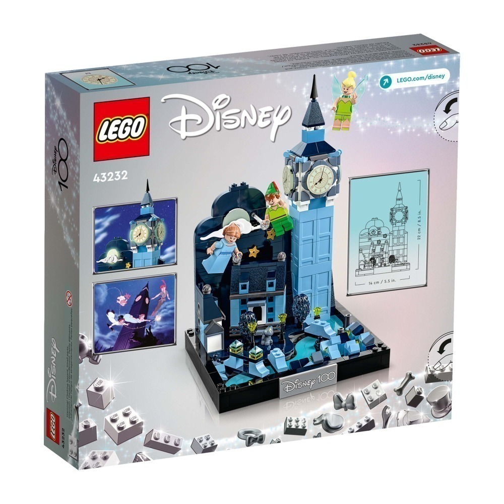 ［想樂］全新 樂高 LEGO 43232 Disney 迪士尼 彼得潘和溫蒂飛越倫敦-細節圖2