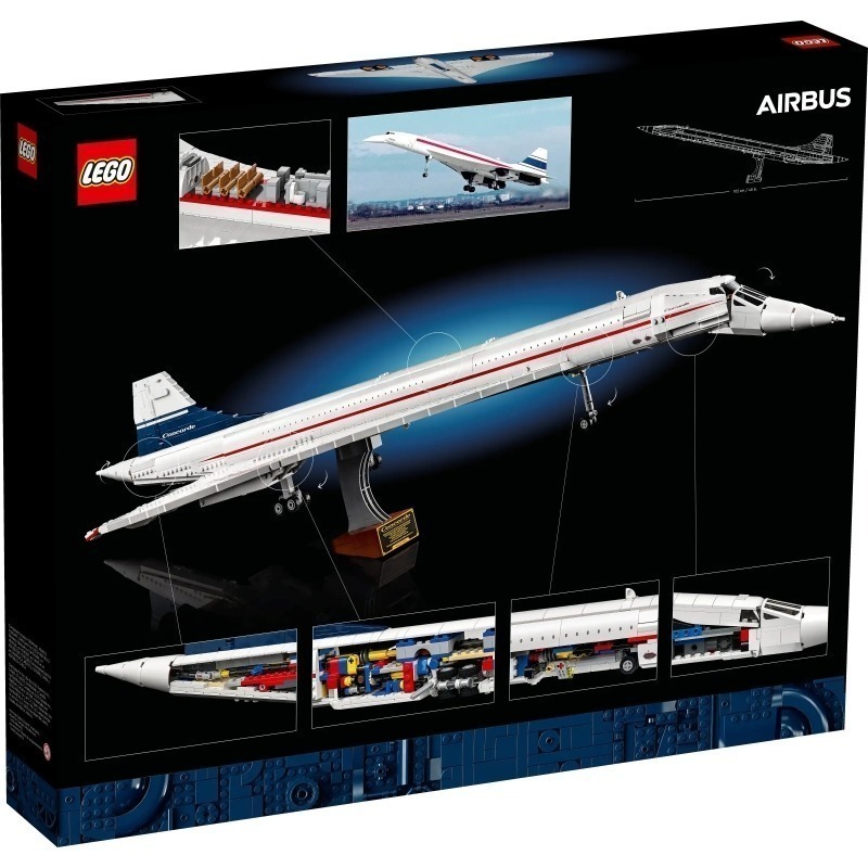 ［想樂］全新 樂高 LEGO 10318 Icons 協和號 飛機 客機 Concorde-細節圖2