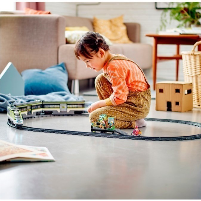 ［想樂］全新 樂高 Lego 60337 CITY 城市 特快客運列車 火車 (盒損)-細節圖6