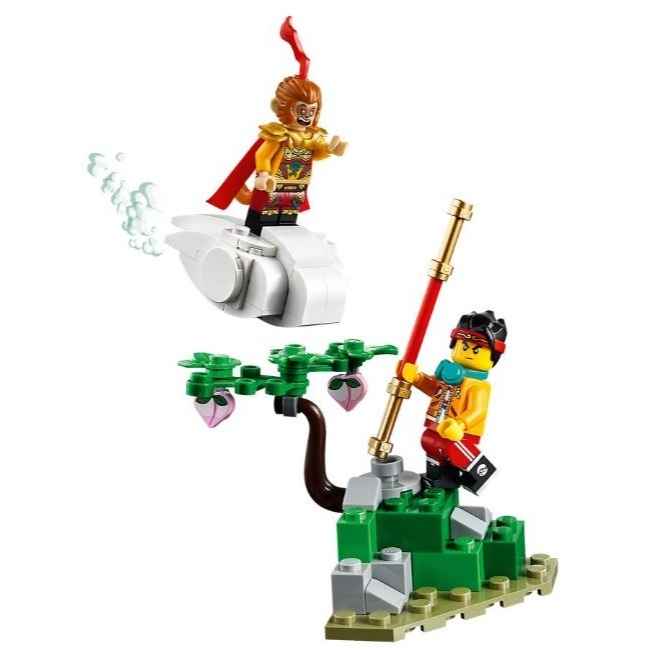 ［想樂］全新 樂高 Lego 80012 悟空小俠 齊天大聖黃金機甲 (盒損)-細節圖6