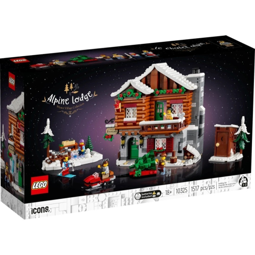 ［想樂］全新 樂高 Lego 10325 Icons 冬季系列 聖誕節 阿爾卑斯山小屋 Alpine Lodge