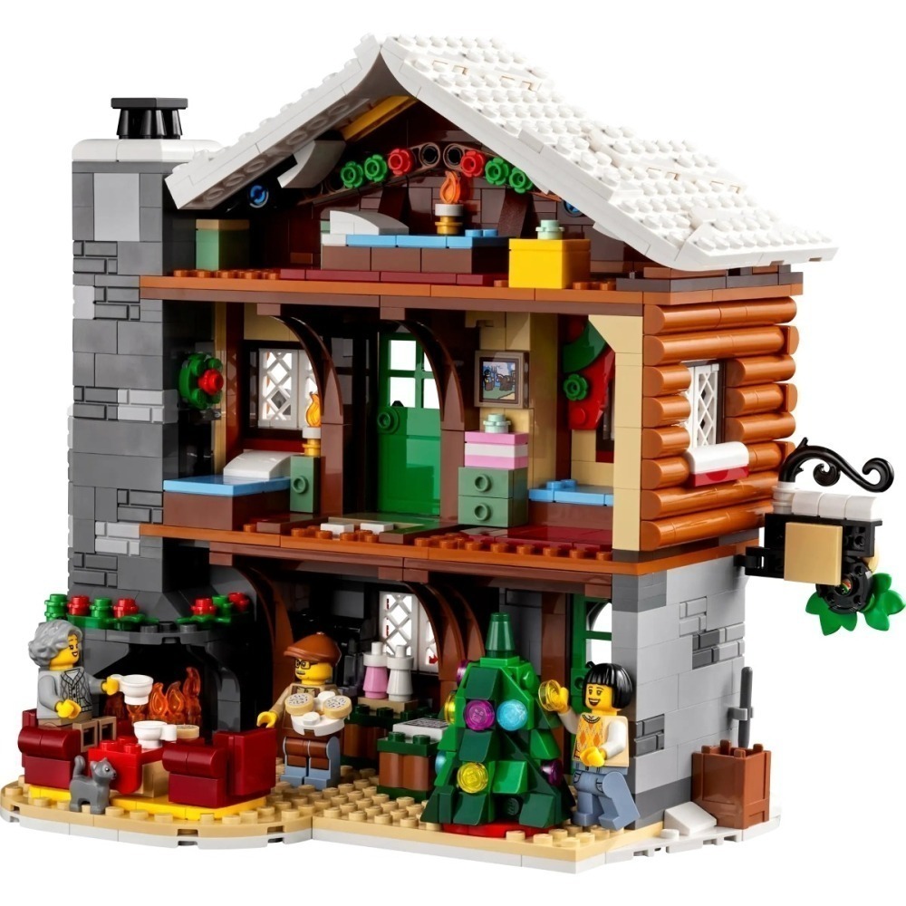 ［想樂］全新 樂高 Lego 10325 Icons 冬季系列 聖誕節 阿爾卑斯山小屋 Alpine Lodge-細節圖4