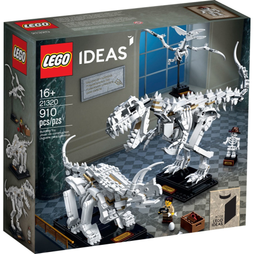 ［想樂］全新 樂高 Lego 21320 IDEAS 恐龍化石 (盒損)