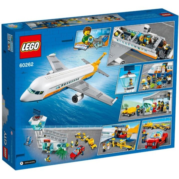 ［想樂］全新 樂高 Lego 60262 City 城市 城市客機-細節圖2