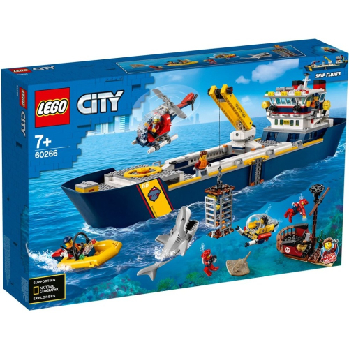 ［想樂］全新 樂高 Lego 60266 City 城市 海洋探索船