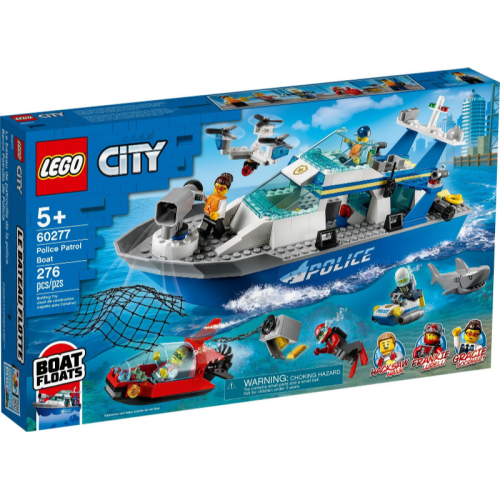 ［想樂］全新 樂高 Lego 60277 City 警用巡邏艇