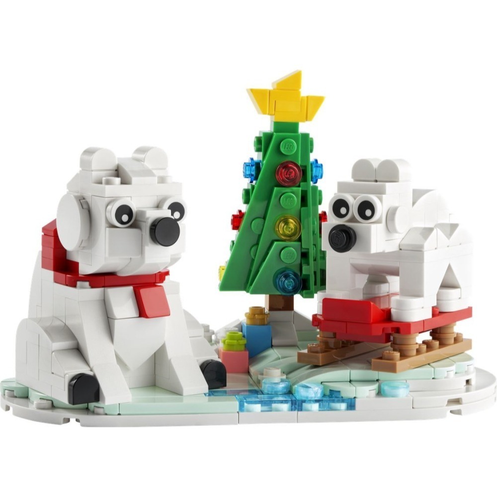 ［想樂］全新 樂高 Lego 40571 聖誕節 北極熊 冬日北極熊 Wintertime Polar Bears-細節圖3