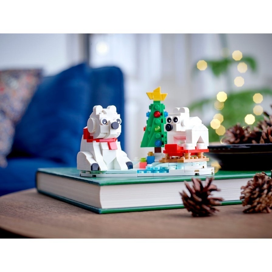 ［想樂］全新 樂高 Lego 40571 聖誕節 北極熊 冬日北極熊 Wintertime Polar Bears-細節圖4