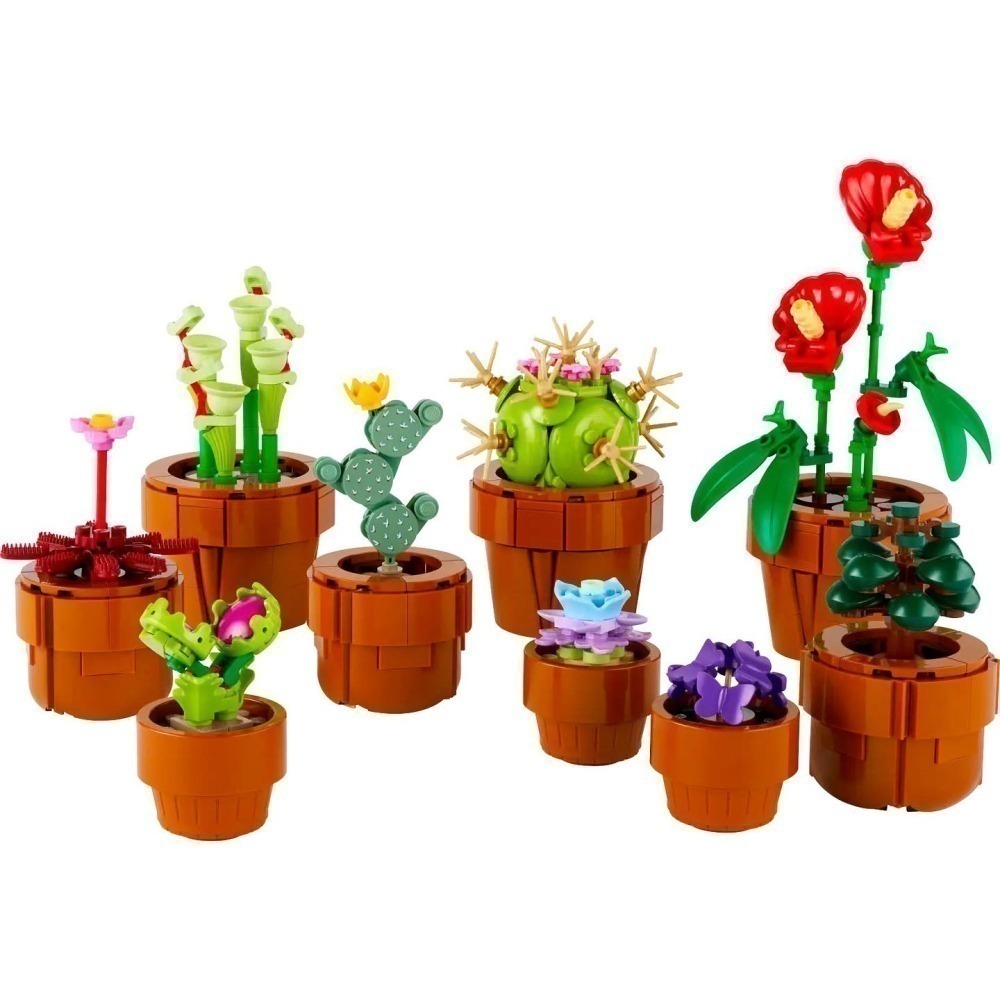 ［想樂］全新 樂高 Lego 10329 Icons 花藝系列 迷你 盆栽 Tiny Plants-細節圖3