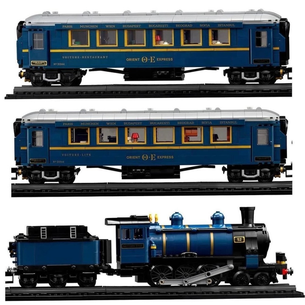 ［想樂］全新 樂高 LEGO 21344 IDEAS #52 東方快車 TheOrient Express Train-細節圖5